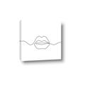 Picture of Line Drawn Lips _GroupedProduct_Square_Canvas_