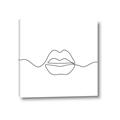 Picture of Line Drawn Lips _GroupedProduct_Square_Canvas_