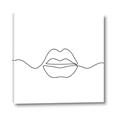 Picture of Line Drawn Lips _GroupedProduct_Square_Canvas_