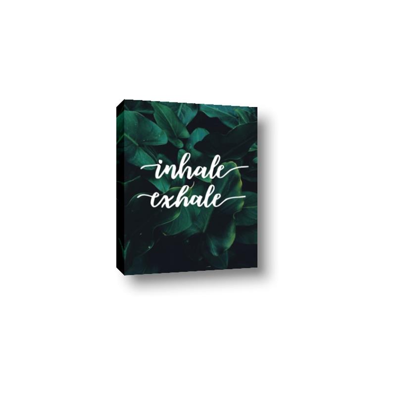 Picture of Palm Inhale Exhale _GroupedProduct_Rectangle_Portrait_Canvas_