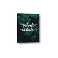 Picture of Palm Inhale Exhale _GroupedProduct_Rectangle_Portrait_Canvas_