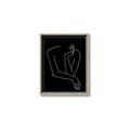 Picture of Sketched Girl III Black _GroupedProduct_Rectangle_Portrait_Canvas_Framed_