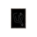 Picture of Sketched Girl III Black _GroupedProduct_Rectangle_Portrait_Canvas_Framed_