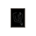 Picture of Sketched Girl III Black _GroupedProduct_Rectangle_Portrait_Canvas_Framed_