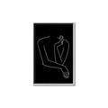 Picture of Sketched Girl III Black _GroupedProduct_Rectangle_Portrait_Canvas_Framed_