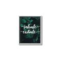 Picture of Palm Inhale Exhale _GroupedProduct_Rectangle_Portrait_Canvas_Framed_