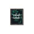 Picture of Palm Inhale Exhale _GroupedProduct_Rectangle_Portrait_Canvas_Framed_