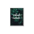 Picture of Palm Inhale Exhale _GroupedProduct_Rectangle_Portrait_Canvas_Framed_