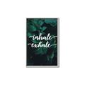 Picture of Palm Inhale Exhale _GroupedProduct_Rectangle_Portrait_Canvas_Framed_