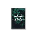 Picture of Palm Inhale Exhale _GroupedProduct_Rectangle_Portrait_Canvas_Framed_