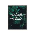 Picture of Palm Inhale Exhale _GroupedProduct_Rectangle_Portrait_Canvas_Framed_