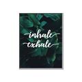 Picture of Palm Inhale Exhale _GroupedProduct_Rectangle_Portrait_Canvas_Framed_