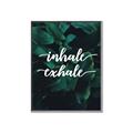 Picture of Palm Inhale Exhale _GroupedProduct_Rectangle_Portrait_Canvas_Framed_