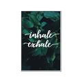 Picture of Palm Inhale Exhale _GroupedProduct_Rectangle_Portrait_Canvas_Framed_