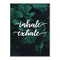 Picture of Palm Inhale Exhale _GroupedProduct_Rectangle_Portrait_Canvas_Framed_