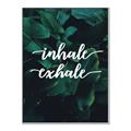 Picture of Palm Inhale Exhale _GroupedProduct_Rectangle_Portrait_Canvas_Framed_