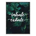 Picture of Palm Inhale Exhale _GroupedProduct_Rectangle_Portrait_Canvas_Framed_