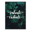 Picture of Palm Inhale Exhale _GroupedProduct_Rectangle_Portrait_Canvas_Framed_