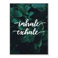 Picture of Palm Inhale Exhale _GroupedProduct_Rectangle_Portrait_Canvas_Framed_