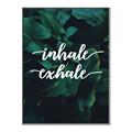 Picture of Palm Inhale Exhale _GroupedProduct_Rectangle_Portrait_Canvas_Framed_