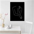 Picture of Sketched Girl III Black _GroupedProduct_Rectangle_Portrait_Canvas_