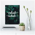 Picture of Palm Inhale Exhale _GroupedProduct_Rectangle_Portrait_Canvas_