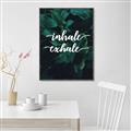 Picture of Palm Inhale Exhale _GroupedProduct_Rectangle_Portrait_Canvas_Framed_