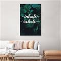 Picture of Palm Inhale Exhale _GroupedProduct_Rectangle_Portrait_Canvas_Framed_