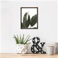 Picture of Focus of White Flower Peace Lily _GroupedProduct_Rectangle_Portrait_Canvas_Framed_
