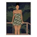 Picture of Tropical Lady II _GroupedProduct_Rectangle_Portrait_Canvas_Framed_