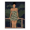 Picture of Tropical Lady II _GroupedProduct_Rectangle_Portrait_Canvas_Framed_