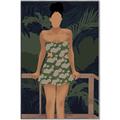 Picture of Tropical Lady II _GroupedProduct_Rectangle_Portrait_Canvas_Framed_