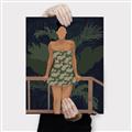 Picture of Tropical Lady II _GroupedProduct_Rectangle_Portrait_Canvas_