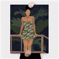 Picture of Tropical Lady II _GroupedProduct_Rectangle_Portrait_Canvas_