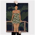 Picture of Tropical Lady II _GroupedProduct_Rectangle_Portrait_Canvas_