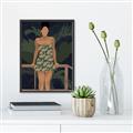 Picture of Tropical Lady II _GroupedProduct_Rectangle_Portrait_Canvas_Framed_