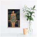 Picture of Tropical Lady II _GroupedProduct_Rectangle_Portrait_Canvas_Framed_