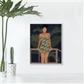 Picture of Tropical Lady II _GroupedProduct_Rectangle_Portrait_Canvas_Framed_