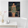 Picture of Tropical Lady II _GroupedProduct_Rectangle_Portrait_Canvas_Framed_