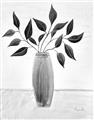 Picture of Black Vase Botanical I _GroupedProduct_Rectangle_Portrait_Unframed_Print_Only_