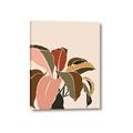 Picture of Color Block Leaves IV _GroupedProduct_Rectangle_Portrait_Canvas_
