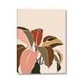 Picture of Color Block Leaves IV _GroupedProduct_Rectangle_Portrait_Canvas_