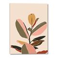 Picture of Color Block Leaves VI _GroupedProduct_Rectangle_Portrait_Canvas_