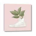 Picture of Plant Shoe Pink _GroupedProduct_Square_Canvas_
