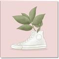 Picture of Plant Shoe Pink _GroupedProduct_Square_Canvas_