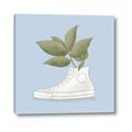 Picture of Plant Shoe Blue I _GroupedProduct_Square_Canvas_