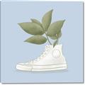 Picture of Plant Shoe Blue I _GroupedProduct_Square_Canvas_