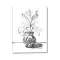 Picture of Hand Drawn Vase _GroupedProduct_Rectangle_Portrait_Canvas_
