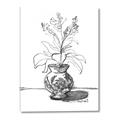 Picture of Hand Drawn Vase _GroupedProduct_Rectangle_Portrait_Canvas_