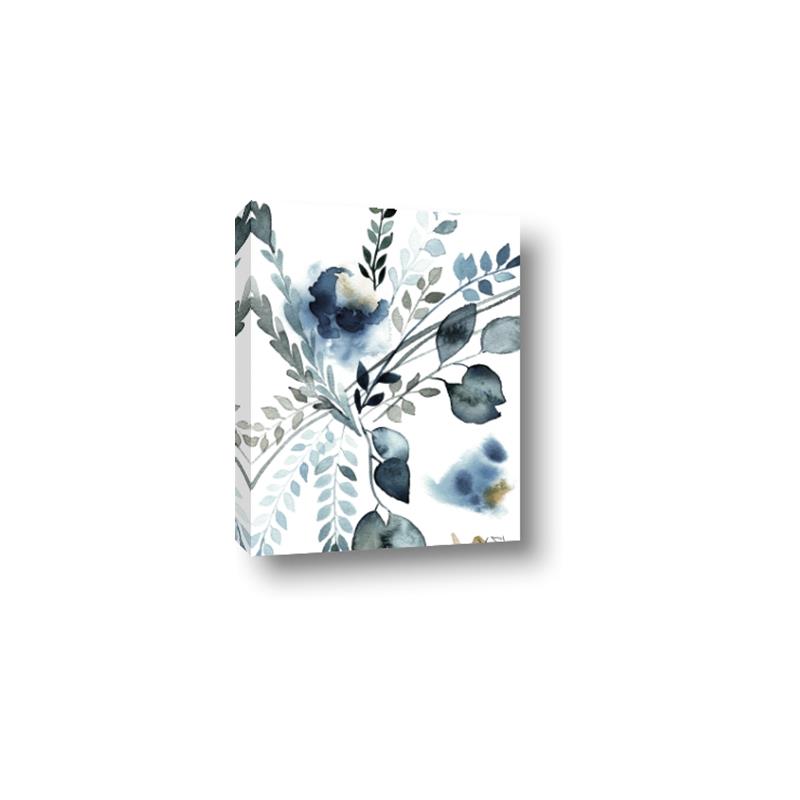 Picture of Dainty Bloom Gray II  _GroupedProduct_Rectangle_Portrait_Canvas_